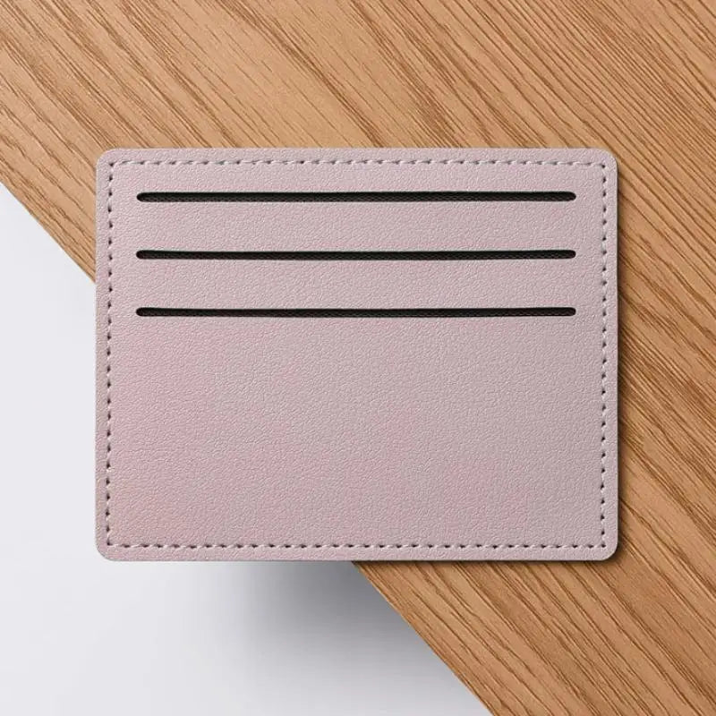 Minimalist Slim PU Card Holder – 6-Slot Pocket Wallet Case Slim Card Holder Oasis Select A6