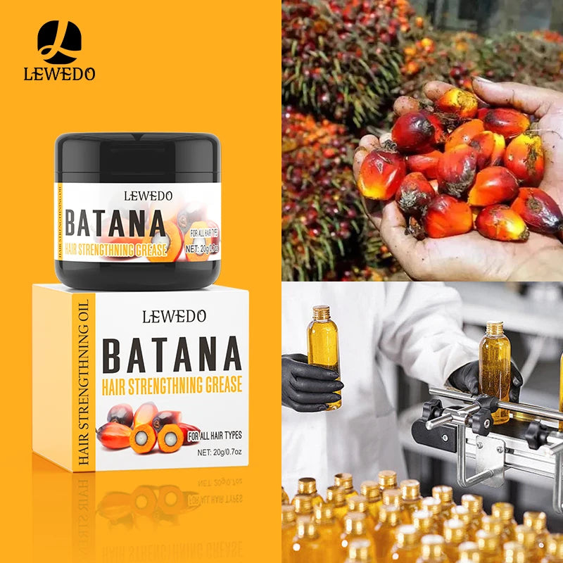 LEWEDO Batana Oil Hair Mask – Organic Nourishing Treatment