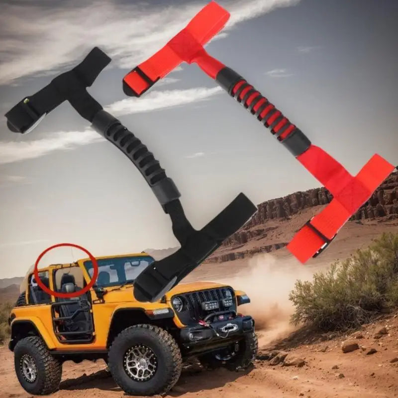 Off-road Roll Bar Grip Handle for 1995-2021 Jeep Wrangler YJ TJ JK JKU JL Sahara Rubicon X Freedom Sports Unlimited 1Pcs Oasis Select