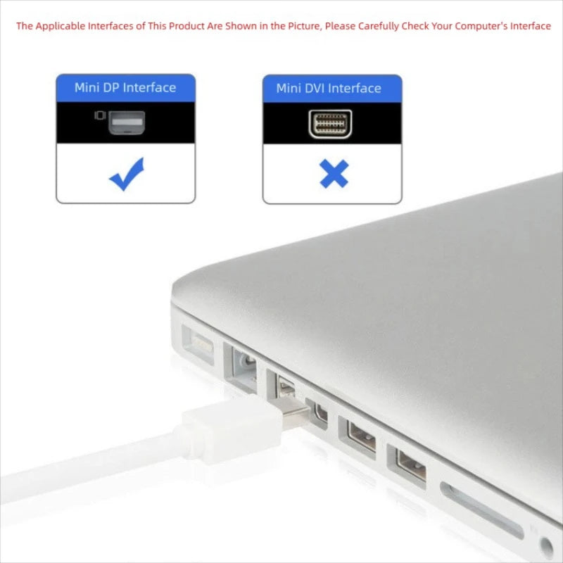 Mini Displayport To HDMI-compatible Cable 4K Adapter 1080P Mini DP Male to HDMI-compatible Female For Apple MacBook Air Pro Oasis Select