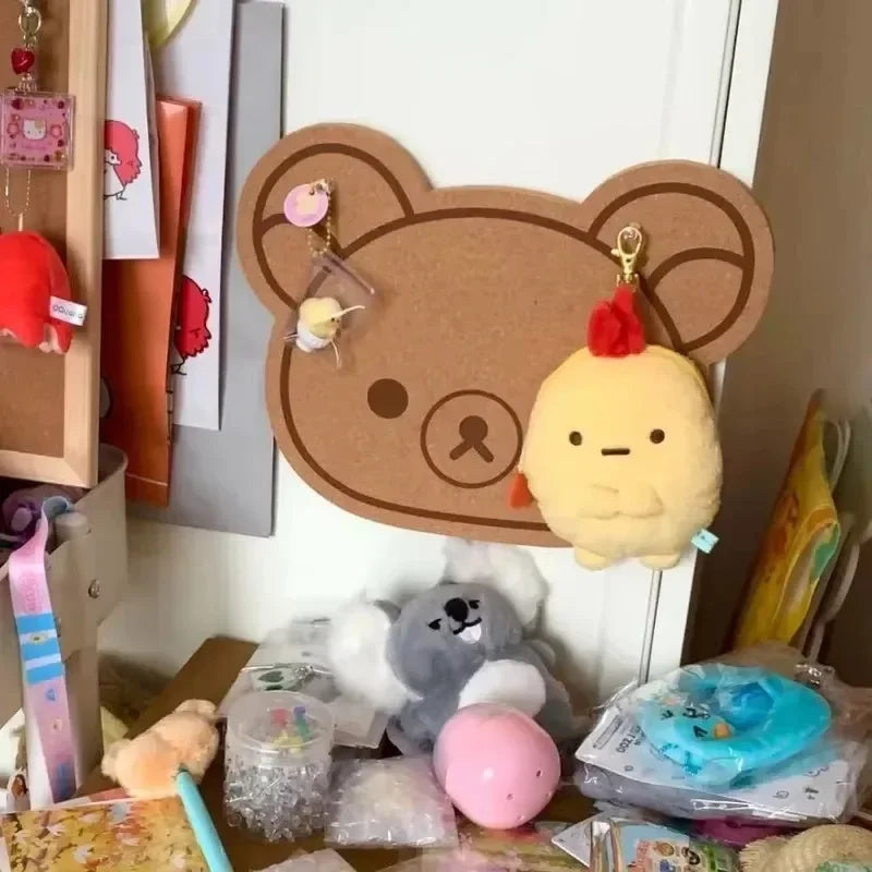 Cartoon Felt Board Home Decor Wall Decor Panel Felt Posters on The Wall Bear Wall Sticker Rilakkumas Children's Room Decorating Oasis Select
