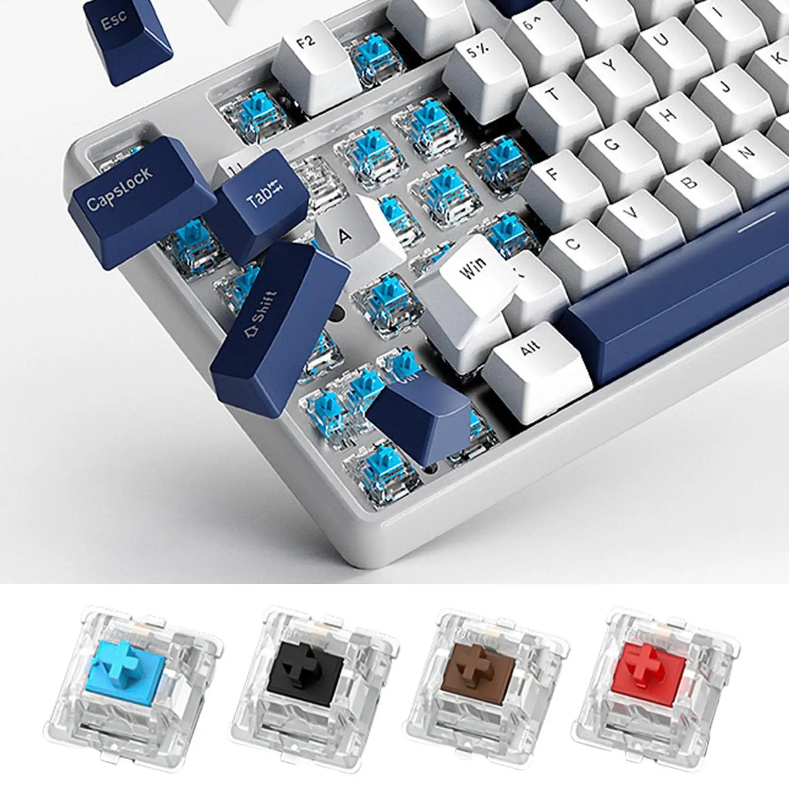 Mechanical Keyboard Switches DIY Keyboard Switchs Mechanical Keyboard Axis Mechanical Key Switchs Axis 30Pc Cross Shaft Switches Oasis Select