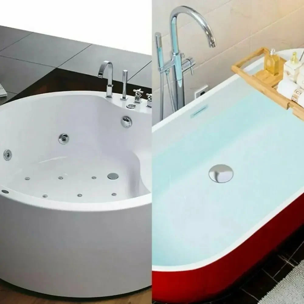 1Pcs Durable Pop Up Waste Stopper Bathtub Plug Brass Only Flat Seal Bath Stopper Adjustable 70mm Bathroom Tub Drain Filter Oasis Select
