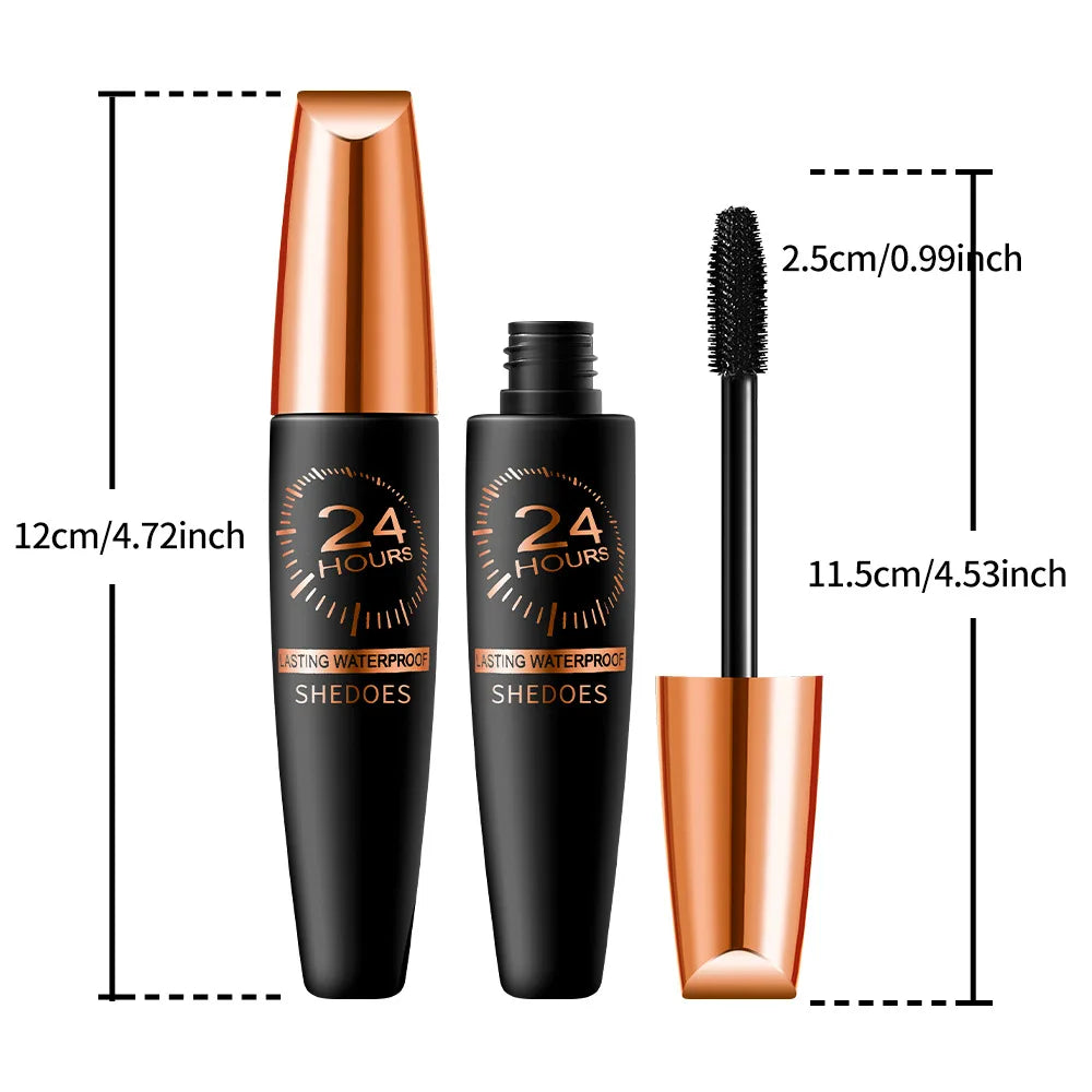 Waterproof Slim Black Mascara – Smudge-Proof Natural Lashes Waterproof Mascara Oasis Select