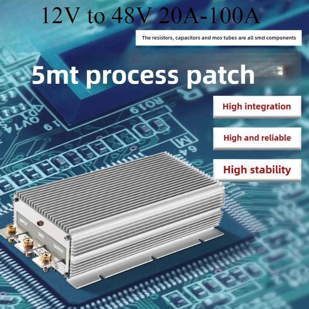 12V24V to 48V 40A 60A 80A Boost DC DC Converter 12 Volt to 48 Volt Step-up Voltage Regulator for Electric Cars AUTOMOTIVES Oasis Select