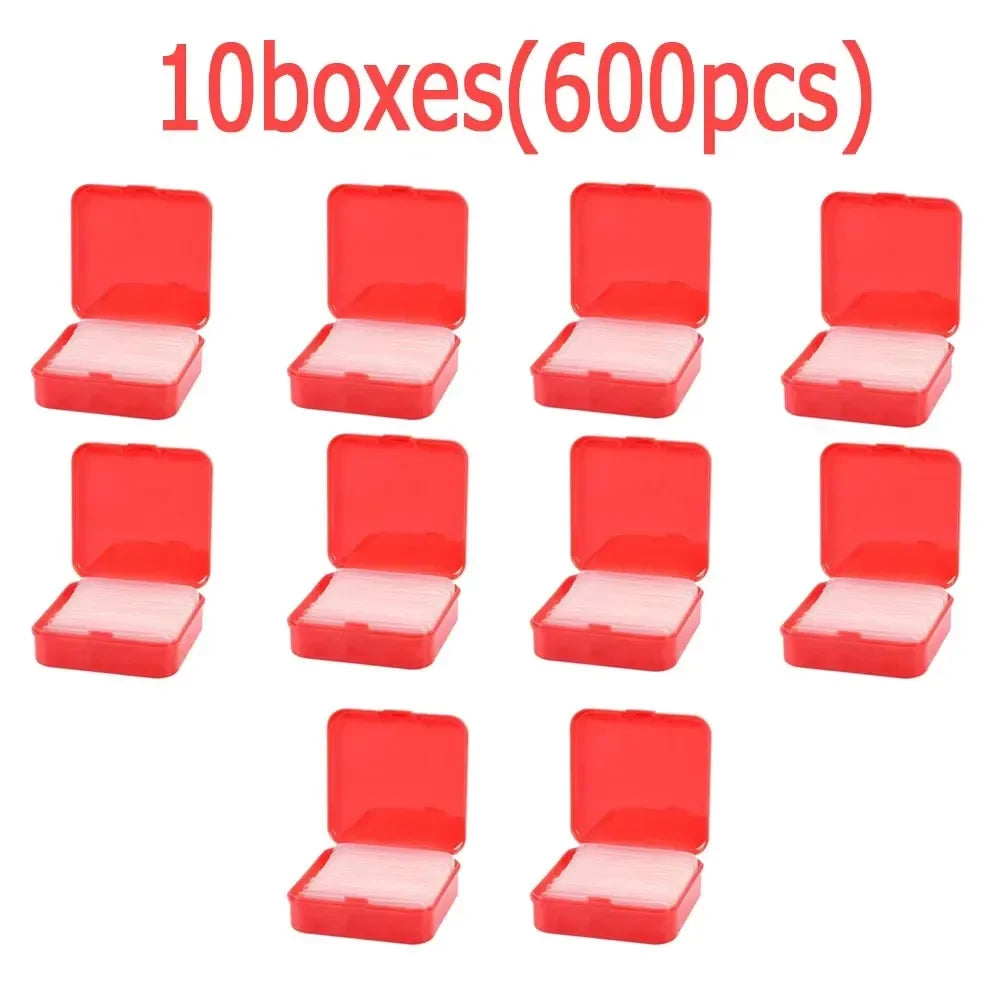 2/6/12box No Trace Reusable Double Sided Adhesive Tape Removable Transparent Nano Tape Waterproof Wall Stickers Reusable Tape Oasis Select 10boxes-600pcs