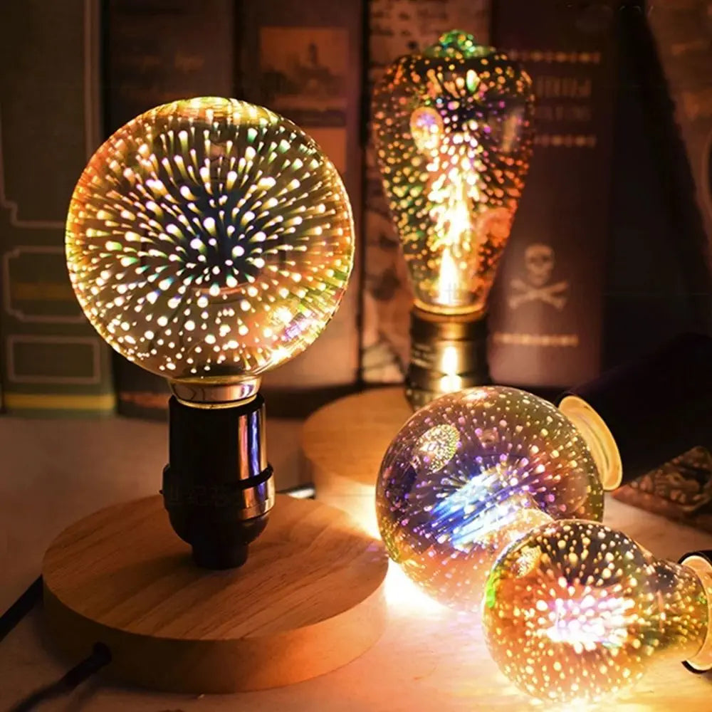 Vintage Heart Glass LED Atmosphere Bulb | Bar & Home Décor Decorative LED Bulb Oasis Select