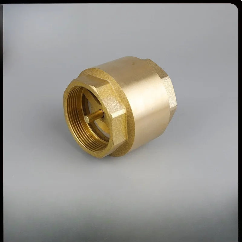 Brass Thread In-Line Spring Check Valve 1/2" 3/4" 1-1/2" Female Thread NPT One-Way Anti Backflow Water Control Float Valve Oasis Select