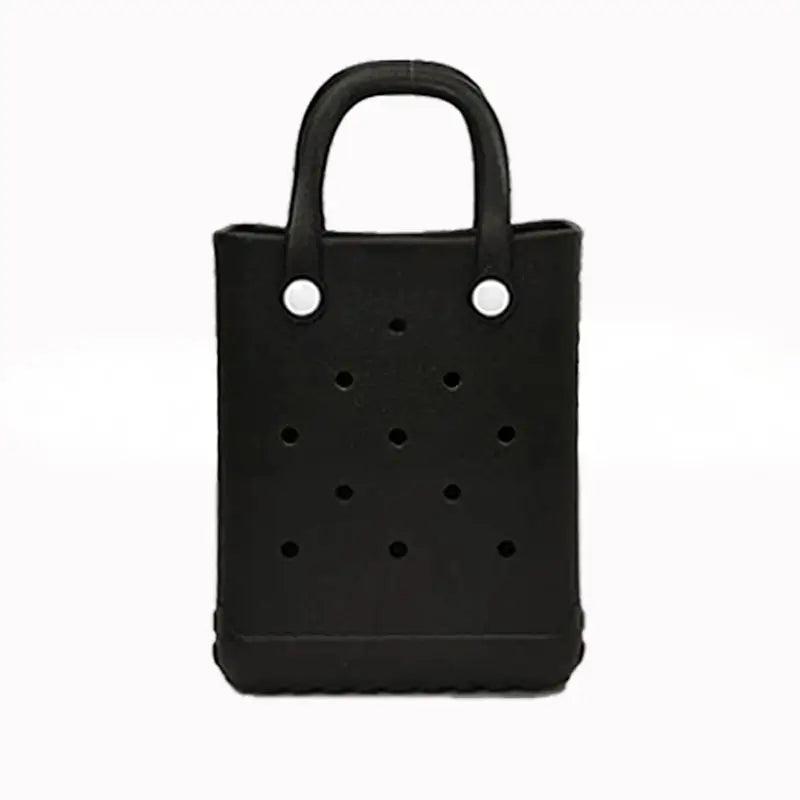 Women Mini Tote Bag EVA Flexible Bag Practical for Vacation Office and Travel Shopping Oasis Select Black