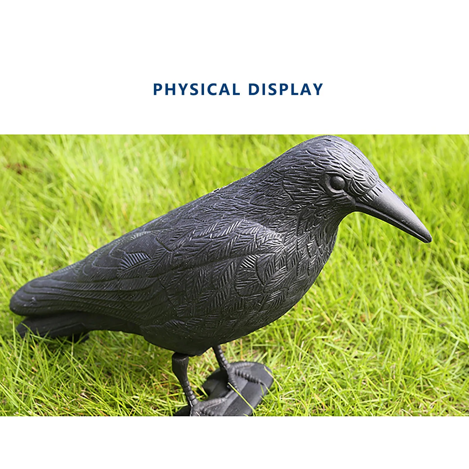 Fake Crow Bird Repellent Decoy – Pigeon & Pest Deterrent Bird Repellent Decoy Oasis Select