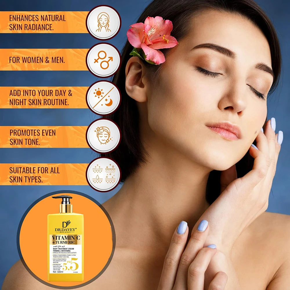 Vitamin C & Turmeric Brightening Body Lotion 500ml