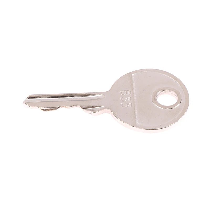 Individual unit of Linde Electric Forklift Key 633, OEM part 633 0009730434 For Forklift Models 115-03 116-03 1120-01 Oasis Select