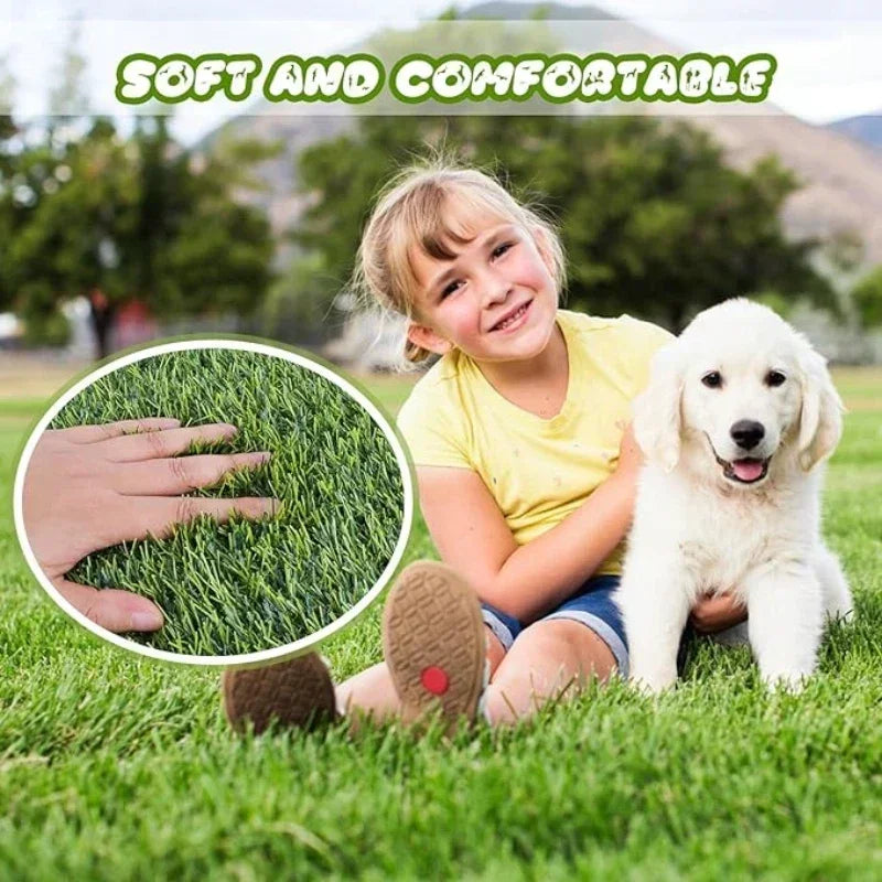 Artificial Turf Dog Potty Training Mat Reusable Grass Rug Replacement Turf Outdoor Lawn Mat Easy To Clean for Balcony Garden Oasis Select