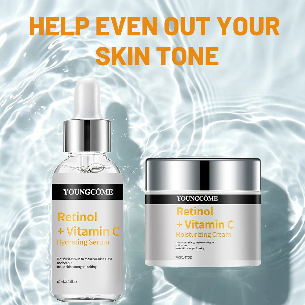 YOUNGCOME Retinol & Vitamin C Hydrating Face Serum Cream Face Serum Cream Oasis Select