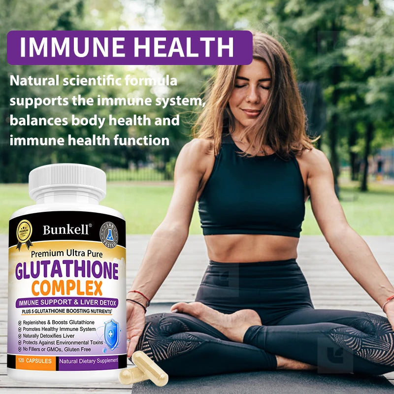Glutathione Collagen Capsules – Skin Brightening & Anti-Aging Antioxidant Supplement Oasis Select