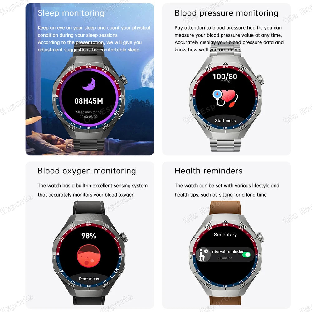 Ola Esporte Sport Smartwatch – AMOLED, Bluetooth Call & Tracker