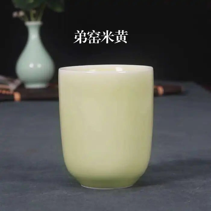 Longquan Celadon Water Cup Purple Clay Ceramic Tea Set, Creative Tea Cup, Tea Cup Couple's Kung Fu Tea Cup Oasis Select 2