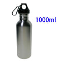 500/750/1000ml Stainless Steel Sports Water Cup Portable Carabiner Yoga Camping Hiking Fishing Mountaineering Outdoor Sports Oasis Select 1000mI