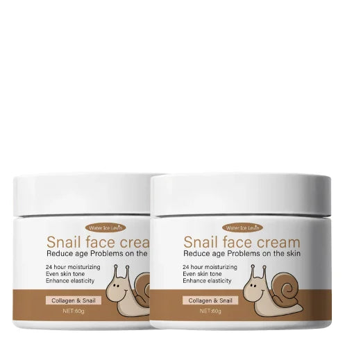 Snail Face Cream with Collagen & Retinol – 24H Moisturizer Anti-Aging Face Cream Oasis Select BROWN 60g