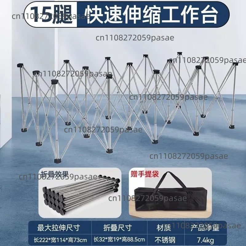 Aluminum Alloy Folding Workbench – Retractable Spider Bracket