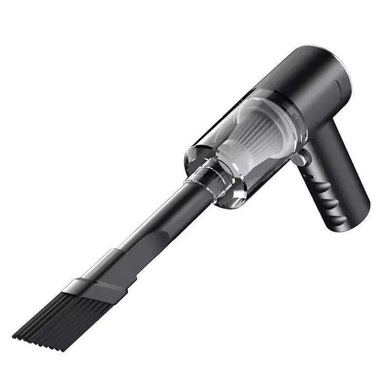 3-in-1 Vacuum Cleaner USB Charging Portable Suction And Blowing Function for Small Car And Household Use Oasis Select black