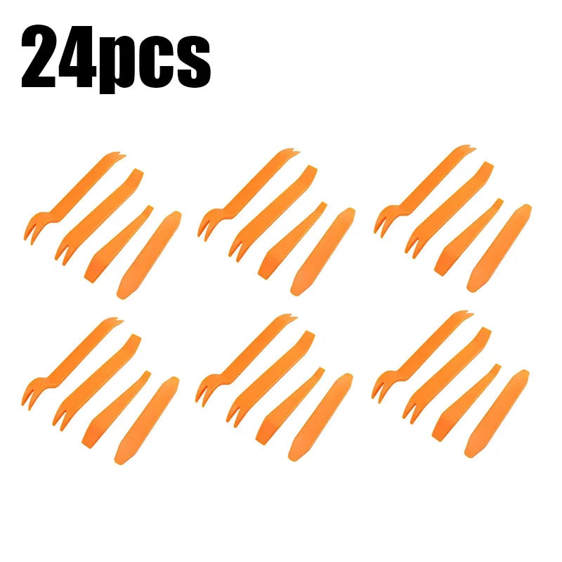 4/8/16/24pcs Auto Door Clip Panel Trim Navigation Blades Disassembly Plastic Car Interior Seesaw Conversion Repairing Tools Oasis Select 24pcs