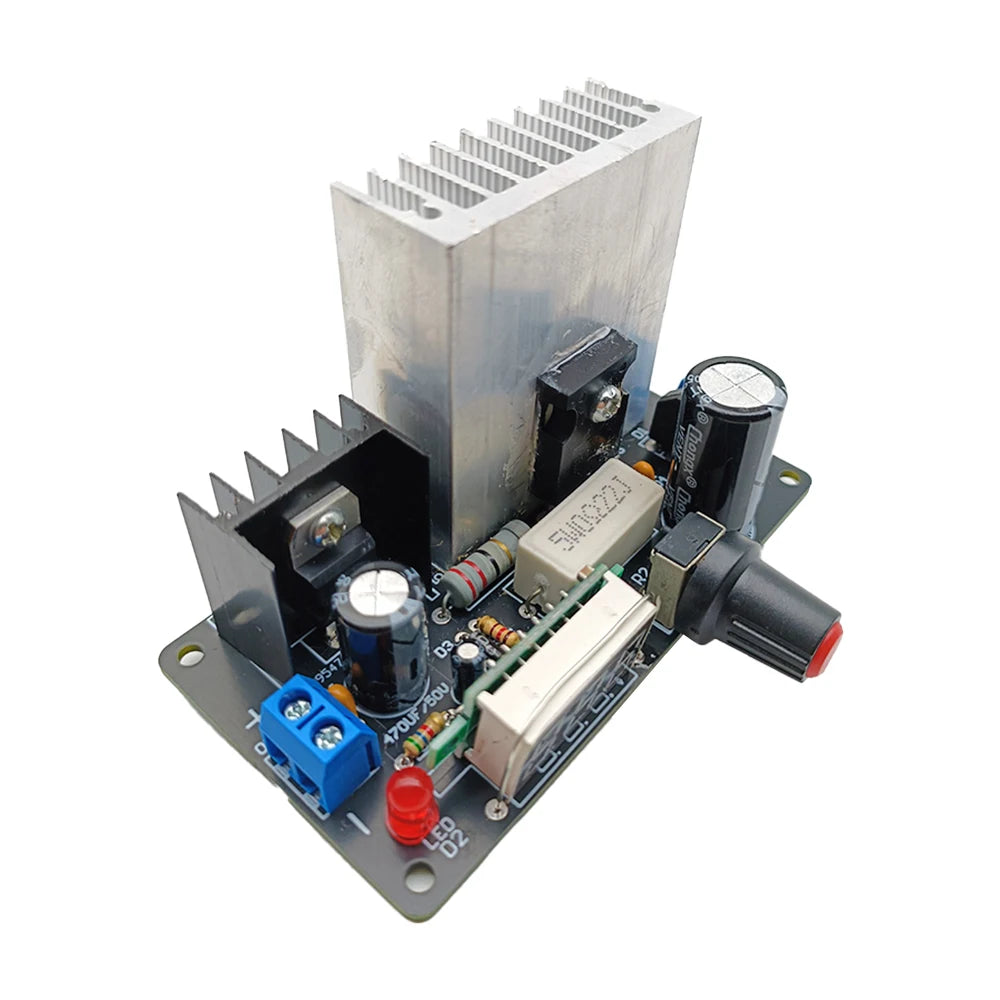 LM317 Power Supply Adjustable Voltage Regulation Module Digital Display With Short Circuit Protection Oasis Select LM317 Module