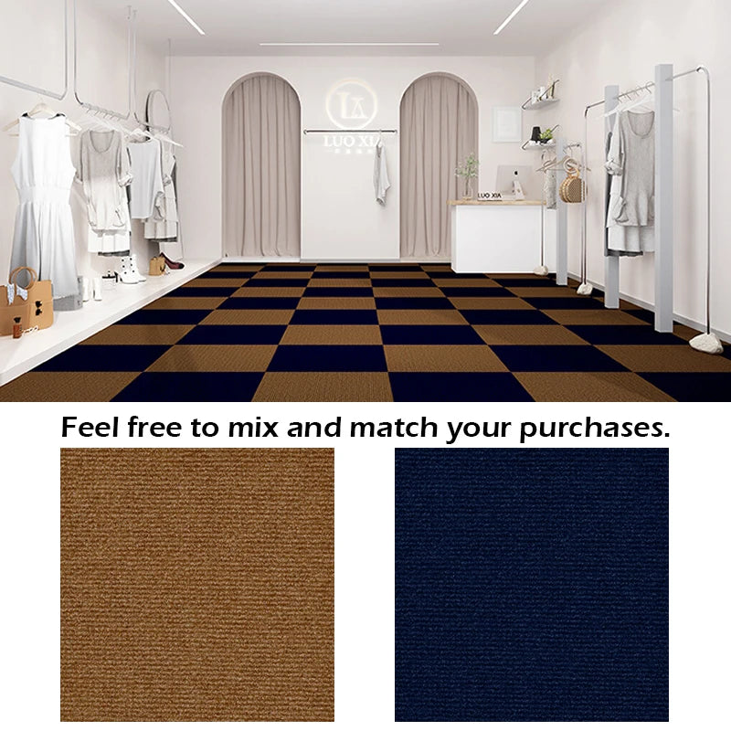 30cmX30cm Self-adhesive Anti Slip Splicing Block Floor Mute Rug Bedroom Mat Carpet Water Absorption Kitchen Living Room Home Oasis Select