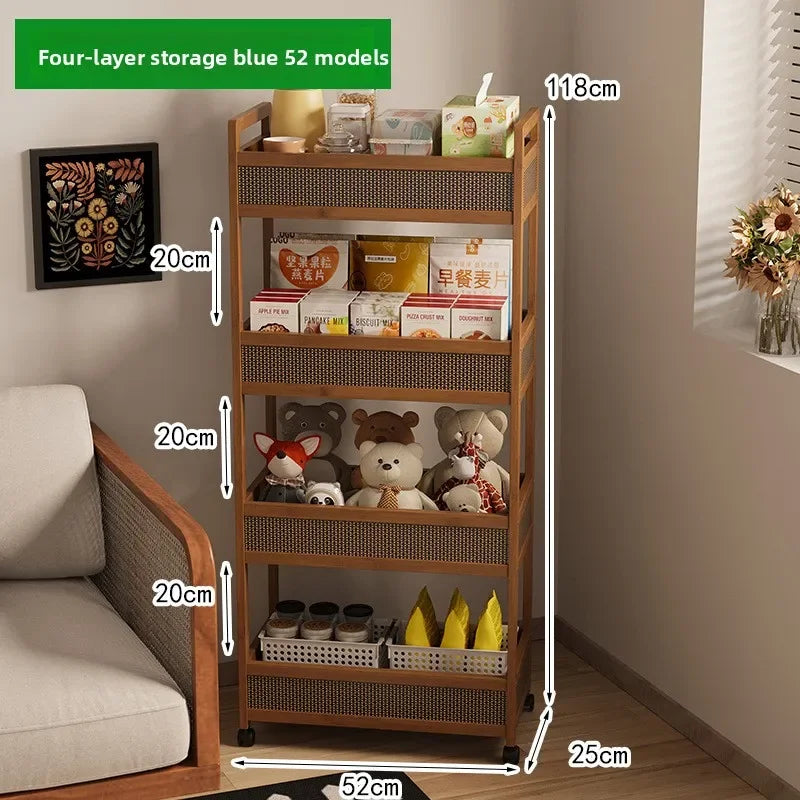 Multi-functional Movable sofa side storage rack trolley snack locker Oasis Select 4th Floor B