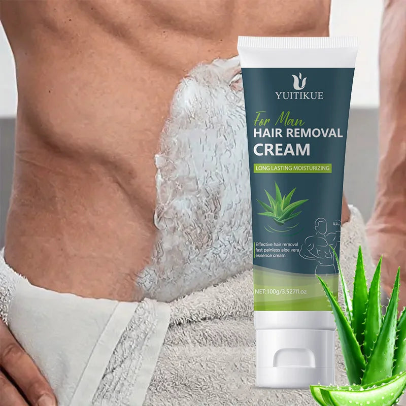YUITIKUE Men's Hair Removal Cream – Sensitive Skin 100g