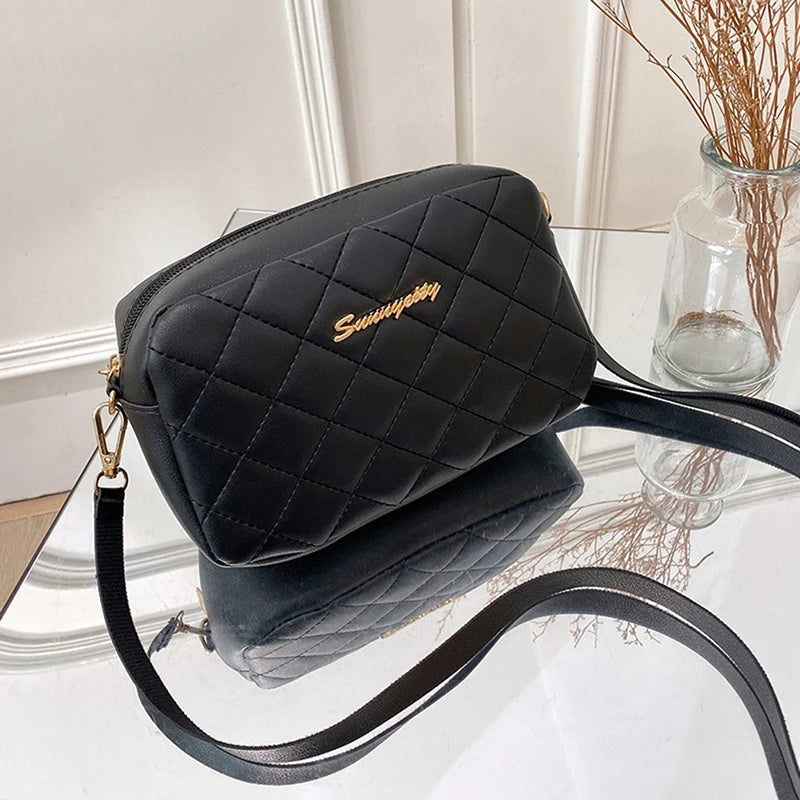 Women's Tassel Crossbody Bag | Quilted PU Shoulder Messenger Bag