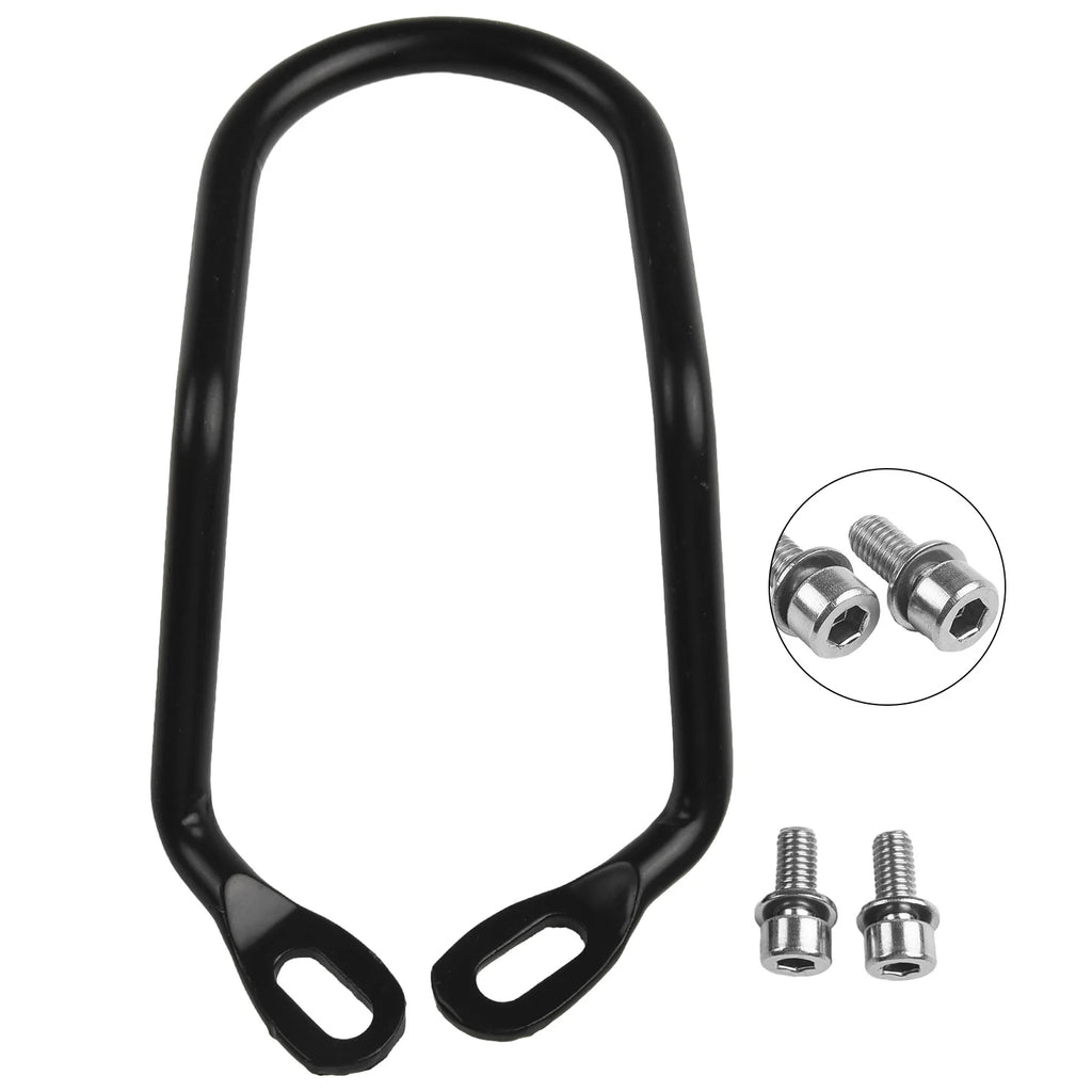 Black Rear Derailleur Protector Carbon Steel MTB 1PC Bicycle Chain Cover Double Wings Frame Gear Guard 1* Nice Oasis Select