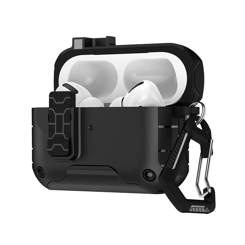 Magnetic Automatic Lock For AirPods Pro 3 Case Compatible with Magsafe with Phone Stand & Cleaner Kit Case For AirPods Pro 3 Gen Oasis Select 01