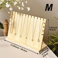 1pc Wooden necklace display rack, independent jewelry storage rack, bracelet and pendant holder, jewelry rack Oasis Select M