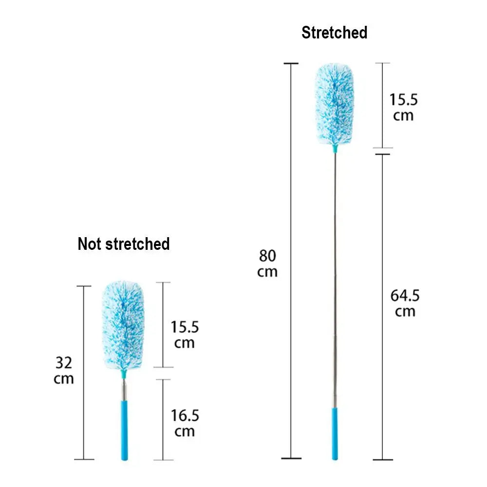 Scalable Dust Collector Muiltcolor Microfiber Duster Portable Anti-static Magic Dust Brush Home Cleaning Tools Extendable Handle Oasis Select