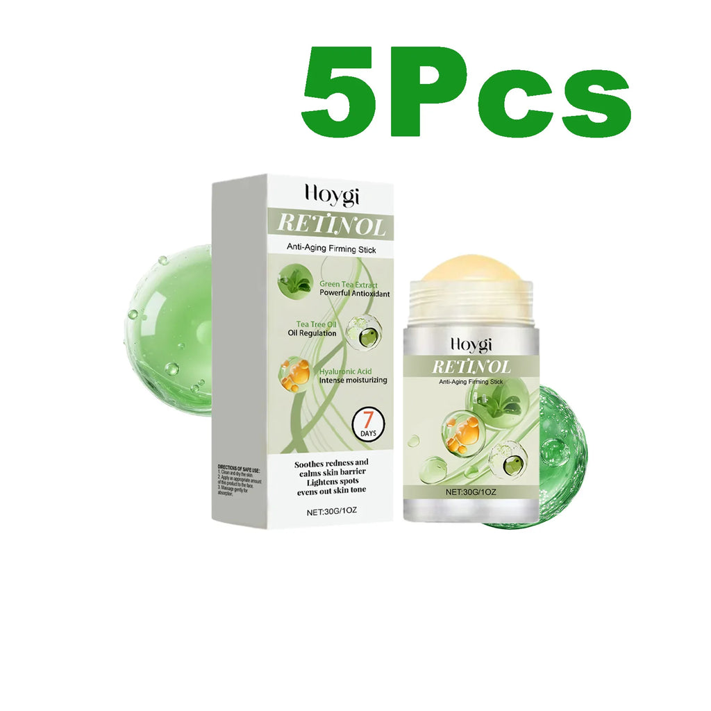 Retinol Anti-Aging Firming Serum Stick – Lift & Smooth Skin Anti-Aging Serum Stick Oasis Select 5 x 30g Boxed