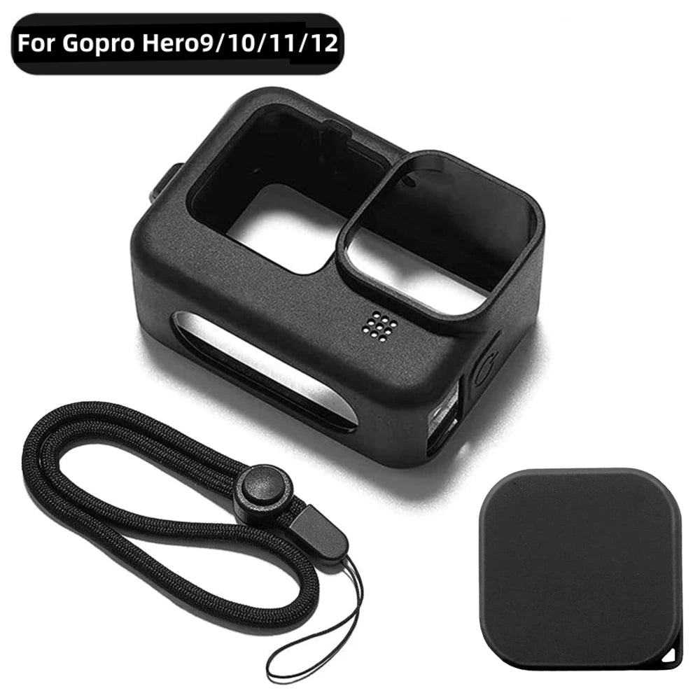 Silicone Case & Screen Protector for GoPro Hero 9 10 11 12
