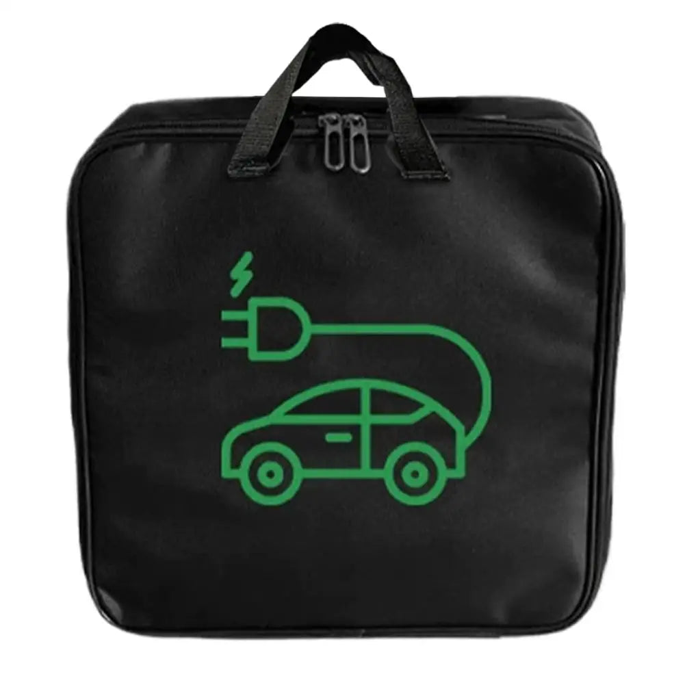 EV Car Charging Gun Storage Organizer 1PCS Durable Electric Car Charger Storage Bag Waterproof Car Battery Cable Handled Bag Oasis Select A 32x32x8cm