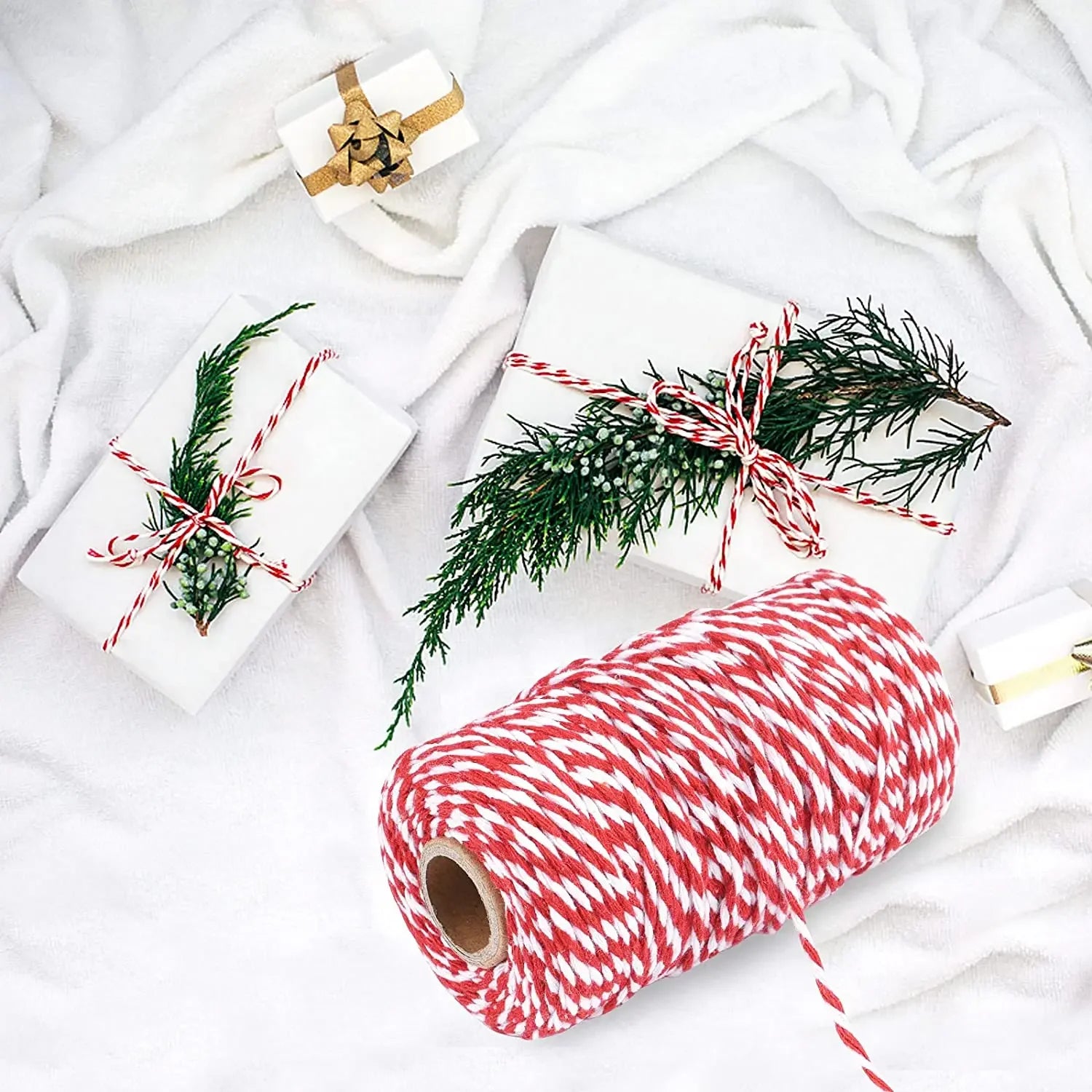 100M Two-Color Cotton Baker's Twine 2mm – Craft & Gift Cord