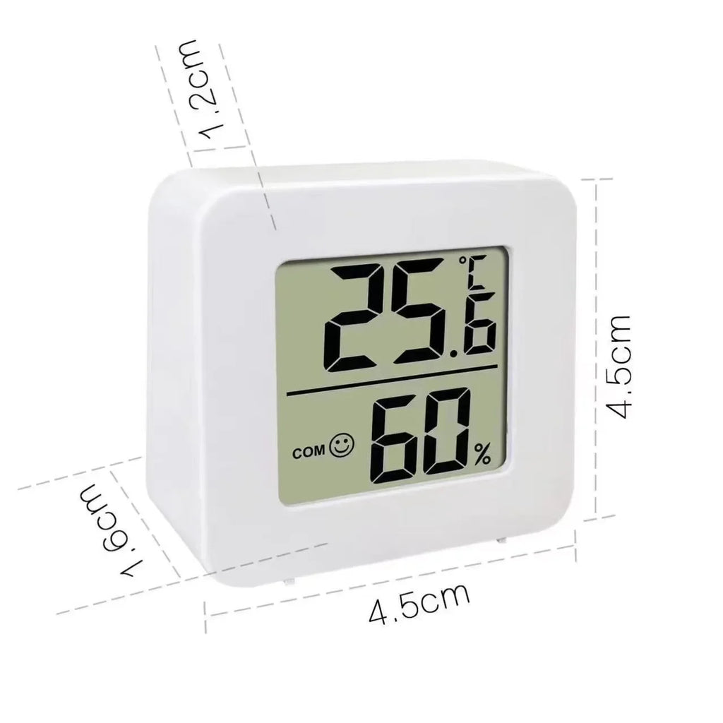 6PCS Mini Digital Thermometer Hygrometer Indoor Temperature LCD Electronic Monitor Hygrometer Outdoor Room Baby Oasis Select 1PCS-StyleA