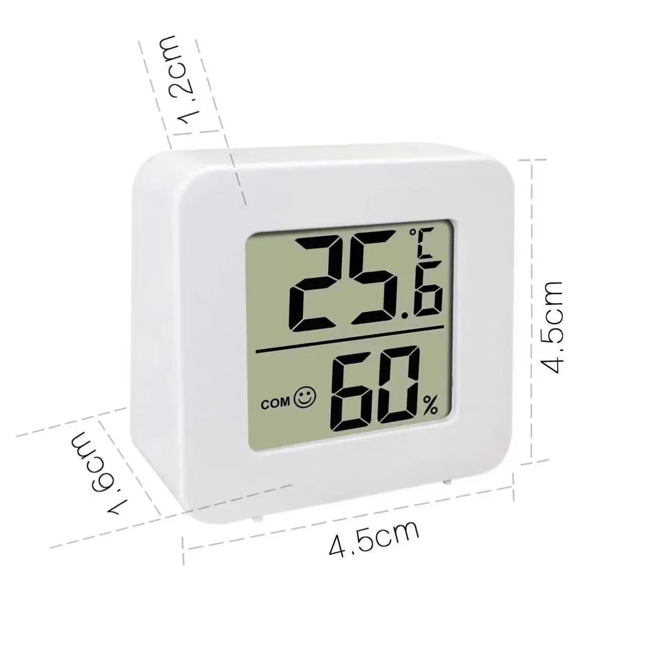 6PCS Mini Digital Thermometer Hygrometer Indoor Temperature LCD Electronic Monitor Hygrometer Outdoor Room Baby Oasis Select 1PCS-StyleA