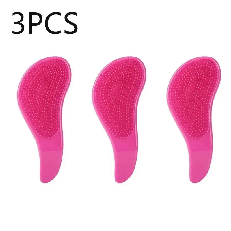 3 Comb Anti-static Massage Hair Brush Tangle Detangle Air Cushion
