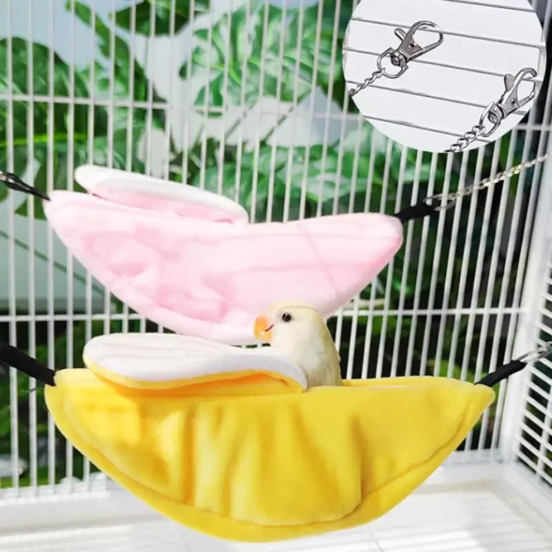 Banana Hammock Bed for Hamster, Bird & Rat – Hanging Swing