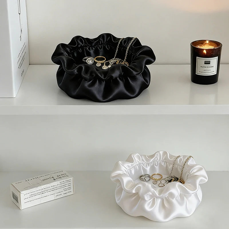Minimalist Jewelry Storage Tray Cosmetic Dish Multi Function Vanity Desktop Holder Home Bedroom Table Organizer Art Decor Gift Oasis Select