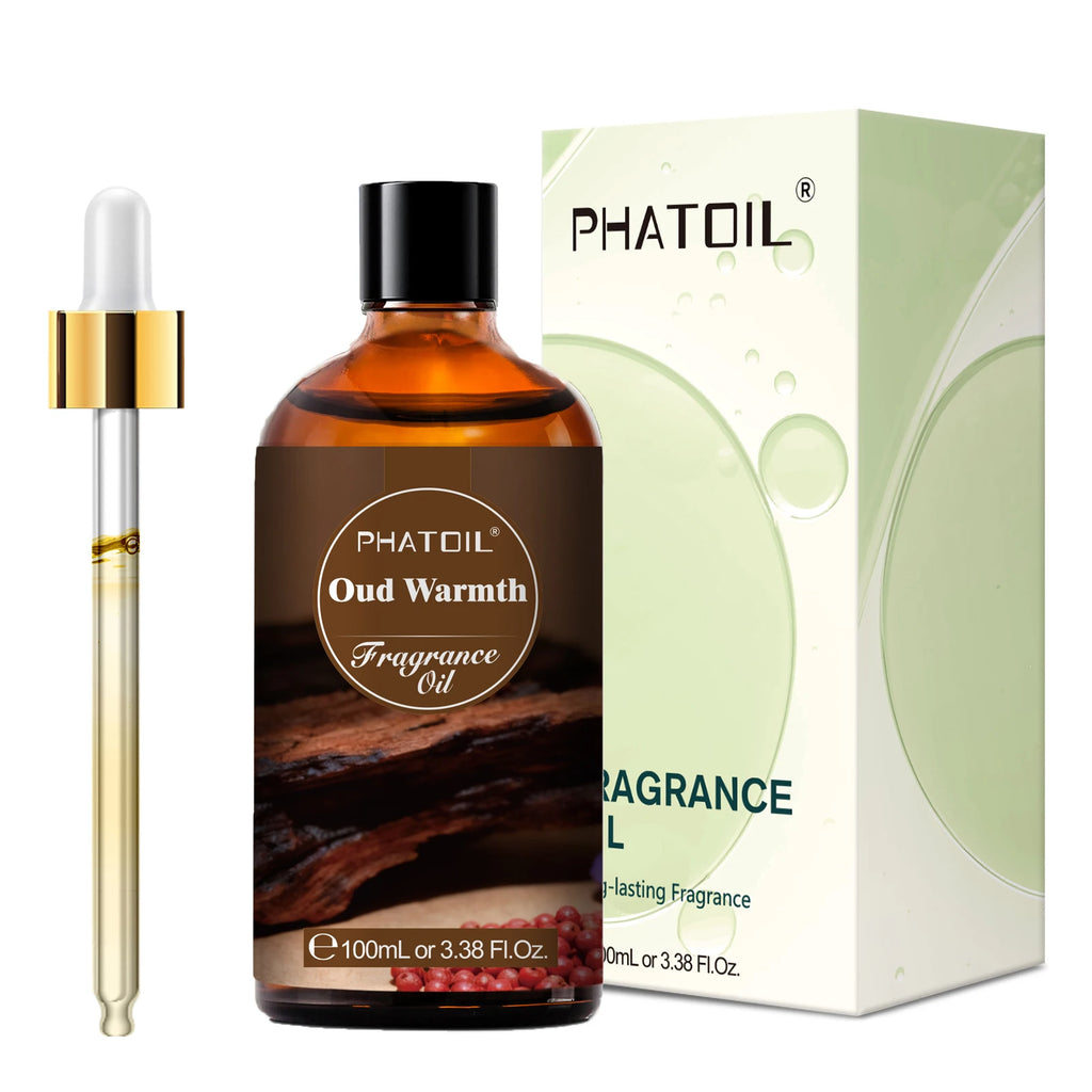 PHATOIL 100ml Fragrance Oil – Oud, Vanilla, Amber & Teakwood
