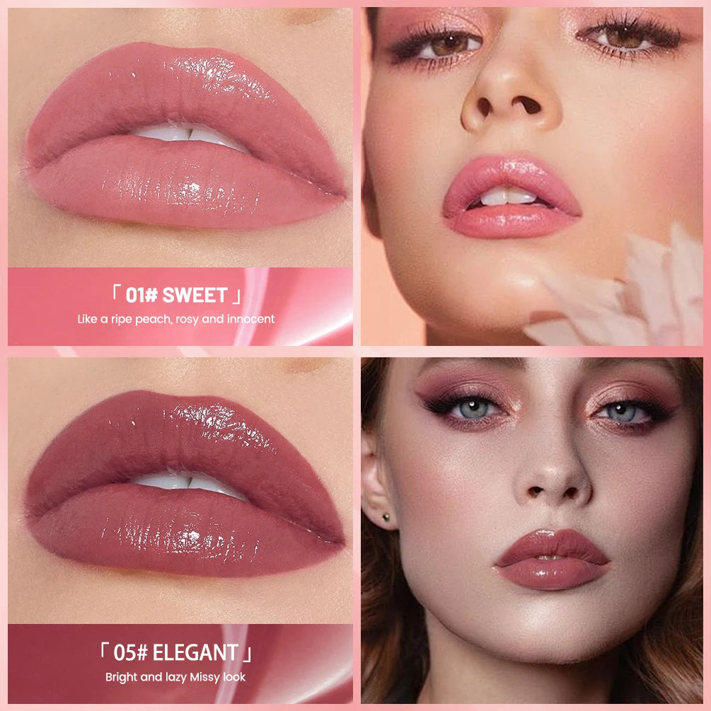 QIBEST Mirror Watery Lip Glaze – Glossy Long-Lasting Lip Gloss