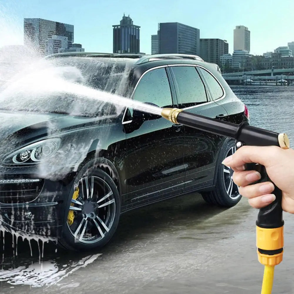 High-Pressure Garden Hose Spray Nozzle – Multi-Pattern Washer