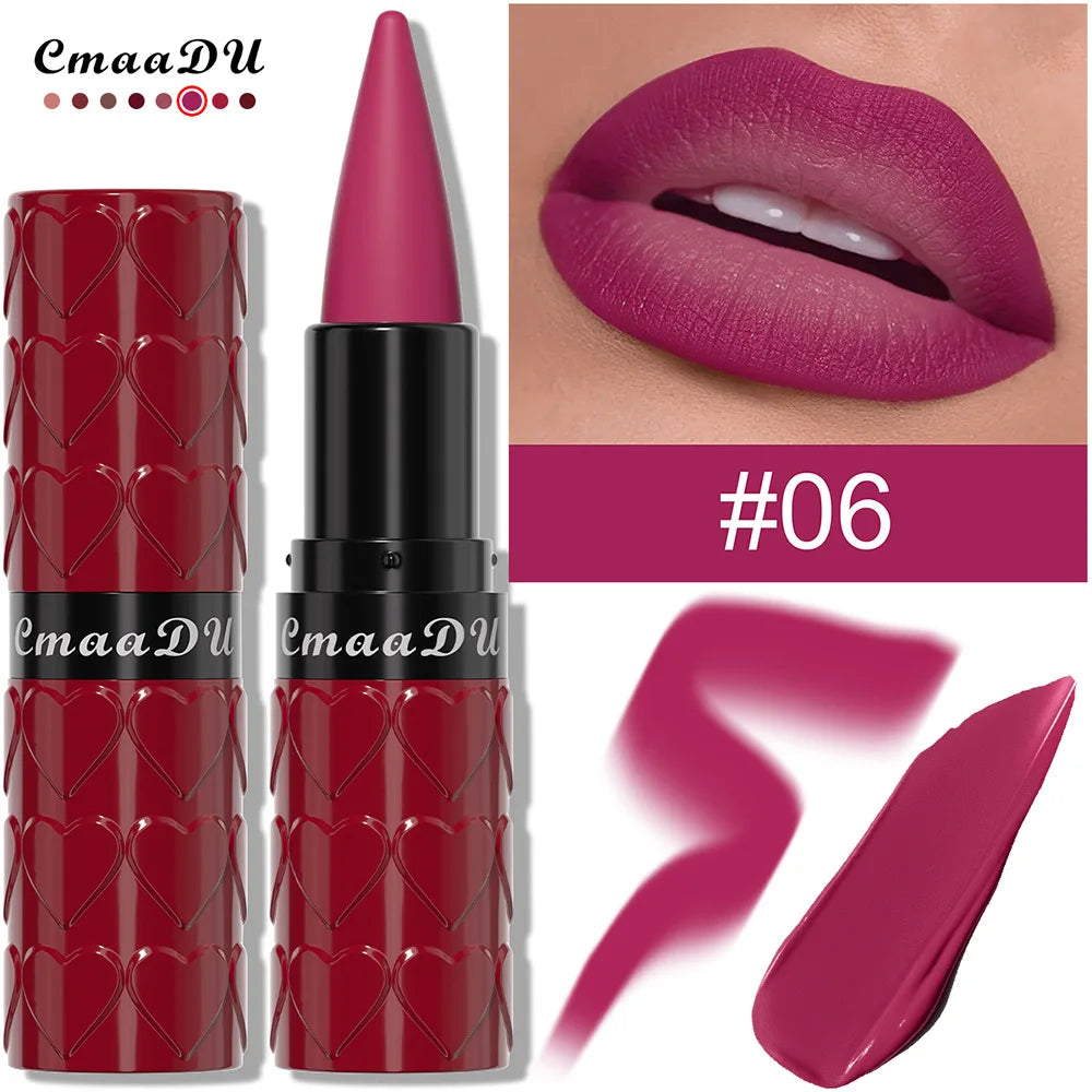 CmaaDU Velvet Matte Lipstick Pencil – Waterproof Lip Liner