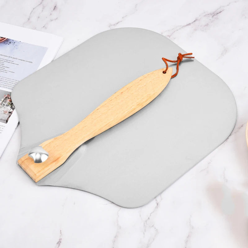 Big Pizza Perforated Shovel Paddle Short Handle for Oven Turning Peel Kitchen Tools Nonstick Pizza Baking Oasis Select