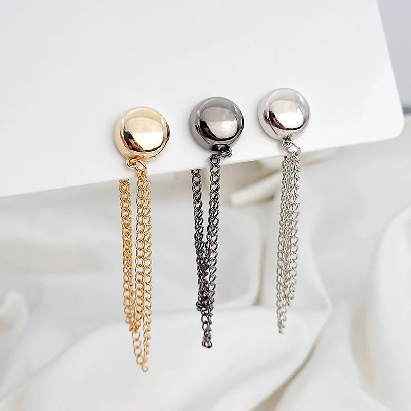 2pcs Magnetic Chain Sleeve Clips No Sew Waist Tightener Adjustable T Shirt Shortener For Jeans Pants And Tops Oasis Select